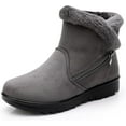 thumbnail image 1 of Women's Thermal Snow Boots with Side Zipper - Winter Ankle Booties for Outdoor Comfort, 1 of 12