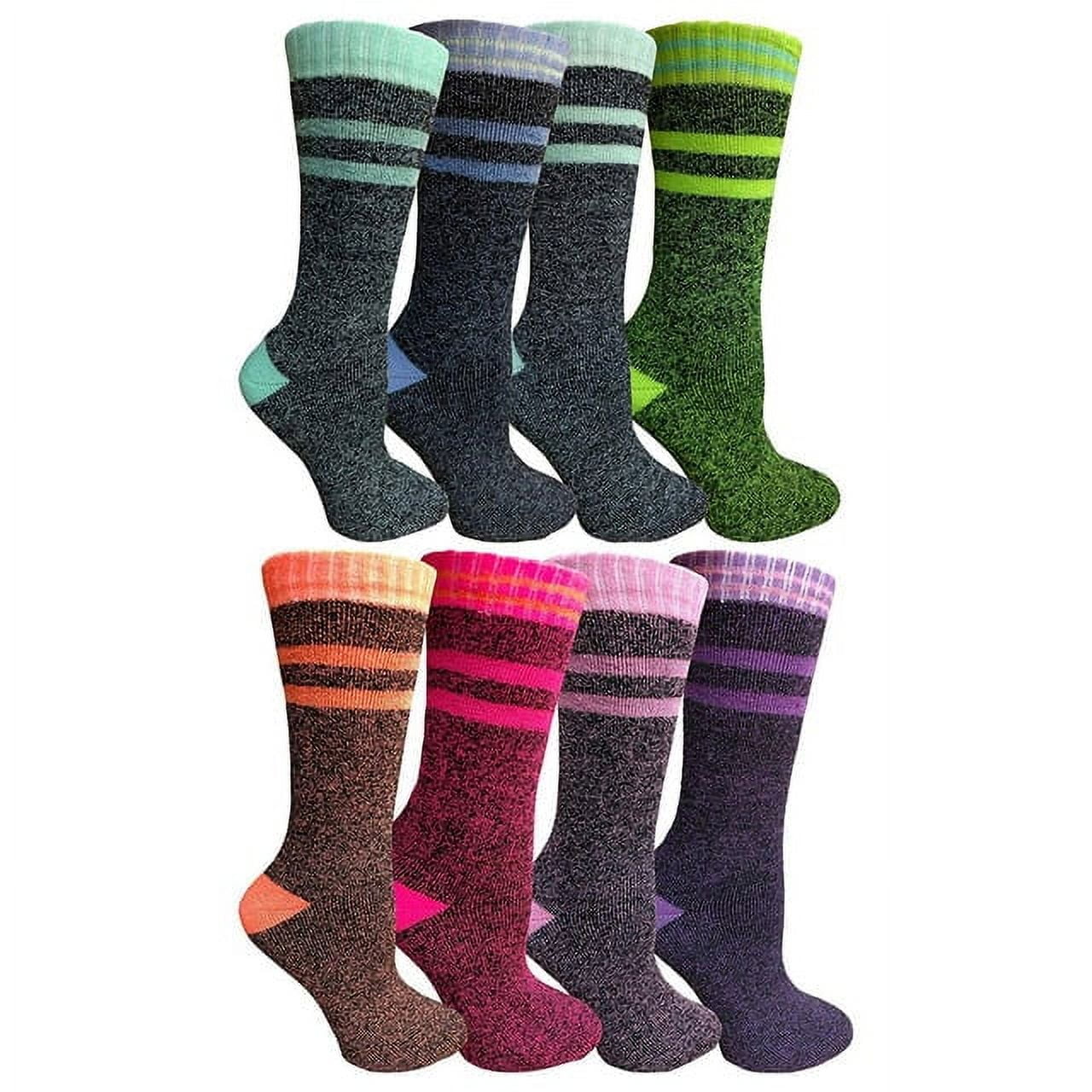 Men's Thermal Wool Blend Socks – Multipack For Work, Hiking, Sports, Winter Warmth (UK 6-11)