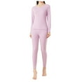 thumbnail image 1 of Women's Thermal Underwear Set Warm Keeping Base Layer Top and Bottom Museum Quality Autumn Clothing Comfortable Pants, 1 of 4