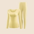 thumbnail image 1 of Women's Thermal Underwear Sets with Seamless Round Neck Design for Tight Fit and Warm Long Johns, 1 of 3