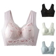 thumbnail image 1 of Women's Thermal Vest With Built In Bra Lace V Neck Fleece Lined Camisole, Thickened German Velvet Tank Top, Warm Winter Base Layer Underwear, Semi Fixed Cup Sleeveless Shirt, 1 of 5