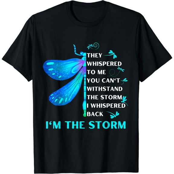 Women's They whispered to her you can't whit stand the storm T-Shirt