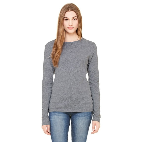 Women's Thick Crewneck Long Sleeve T-Shirt
