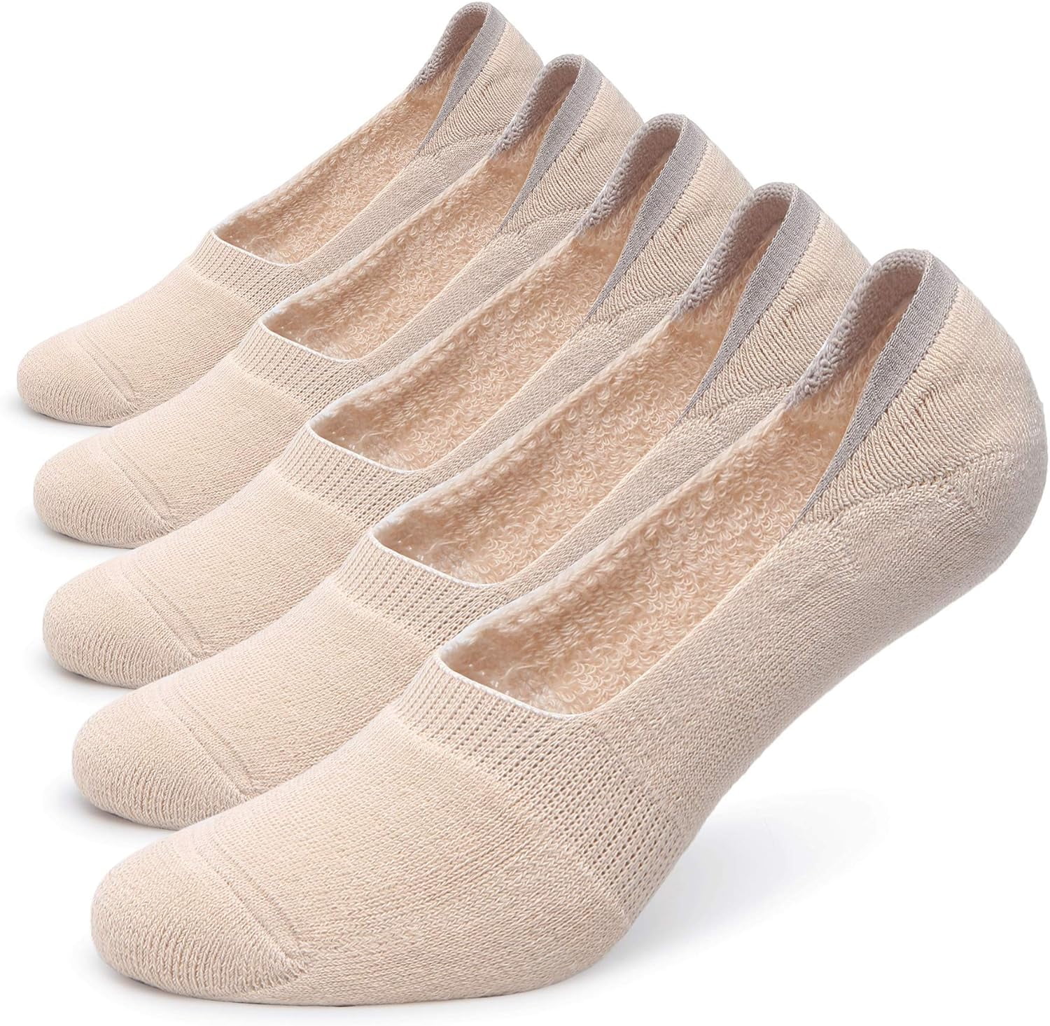 Women's Thick Cushion Cotton Athletics Casual Low Cut Flat Non