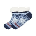 thumbnail image 1 of Women's Thick Floor Socks, Home Sleep Socks with Warm and Velvet Glued Socks, Snow Slippers and Socks Cover - Blue, 1 of 4