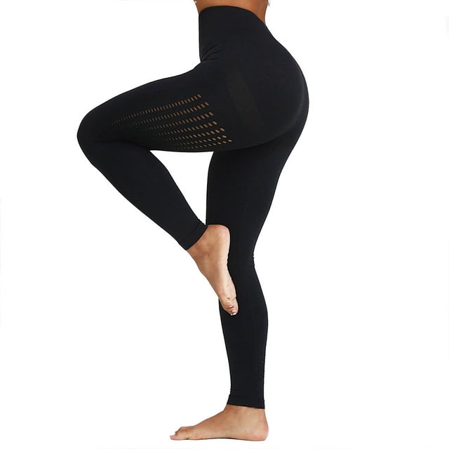 Women's Thick High Waist Yoga Exercise Stretch Stretch Pants Tummy Control Slimming Lifting Anti Cellulite Scrunch Booty Leggings Ruched Butt Seamless Tights Sport Workout