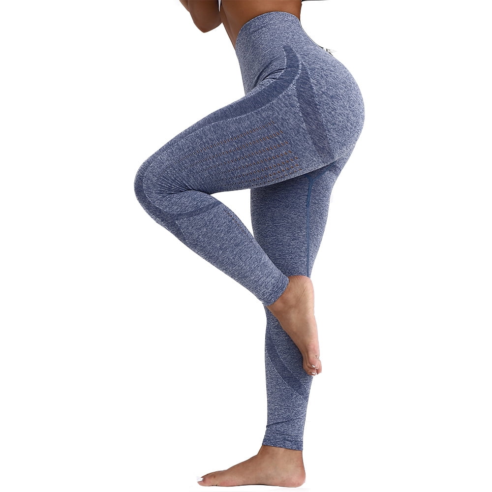 Yoga Trendy Tie Dye Sports Tights Seamless Slight Stretch Bubble Butt Push  Up Tummy Control Athletic Leggings