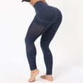 thumbnail image 1 of Women's Thick High Waist Yoga Exercise Stretch Stretch Pants Tummy Control Slimming Lifting Anti Cellulite Scrunch Booty Leggings Ruched Butt Seamless Tights Sport Workout, 1 of 7