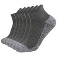 thumbnail image 1 of Women's Thickened Towel Bottom Hiking Socks 6 Pack Mid Tube Sweat Absorbing Sports Running Socks For Outdoor Activities, 1 of 3