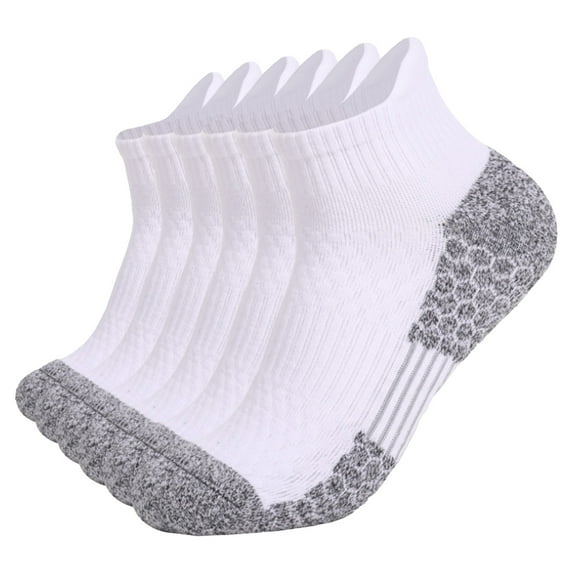 Women's Thickened Towel Bottom Hiking Socks 6 Pack Mid Tube Sweat Absorbing Sports Running Socks For Outdoor Activities