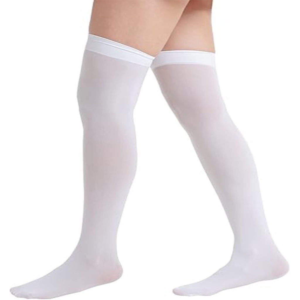 Women's Thigh High Nylon Stockings for & Daily Wear Over Knee Socks ...
