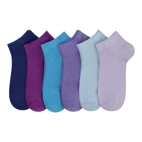 Women's Thin Ankle Low Cut Socks Bamboo Lightweight Flat Seam Athletic Sock, 6 Pack Ladies Running Sock (as1, numeric, numeric_3, numeric_7, regular, regular, Assorted7) …