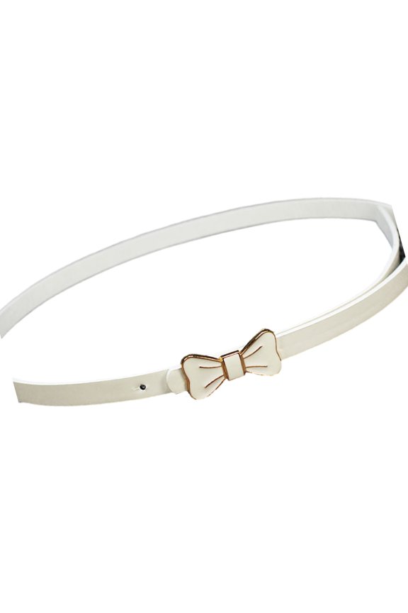 Women's Thin Belt PU Leather Waist Cincher Simple Waist Ornament Temperament Waist Girdle for Any Wardrobe