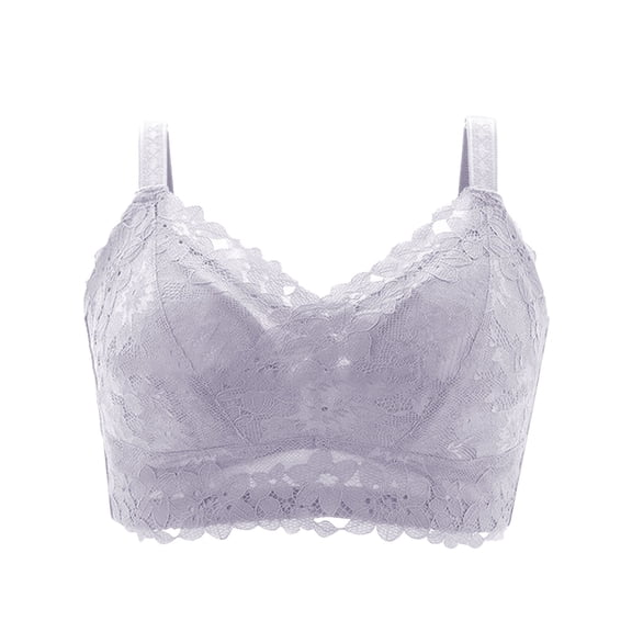 Women's Thin Bra Minimize Sagging Smoothing Side Support Comfortable Wire Lingerie for Everyday Wear