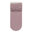 thumbnail image 1 of Women's Thin Cotton Crew Socks - Soft Seamless Toe Dress Socks for Ladies, Business & Casual - Taro purple, 1 of 5