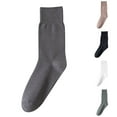 thumbnail image 1 of Women's Thin Crew Socks Loose Fit Soft Wide Stretchy Comfort Everyday Casual Lightweight Ankle Socks, 1 of 3