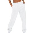 thumbnail image 1 of Women's Thin High Waisted Loose Sweatpants Comfortable High Waisted Jogging Pants With Pockets Casual Sweatpants, 1 of 4