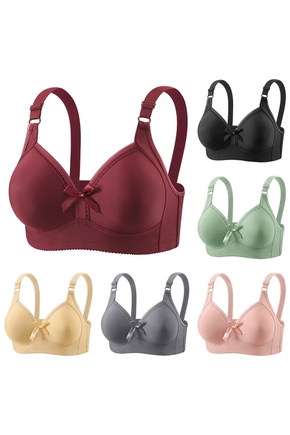Women's Thin Mold Cup Comfort Bra,Lightweight Wireless Bra for Daily Wear,Size A-C Complexion 42