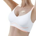 thumbnail image 1 of Women's Thin Seamless Soft Support Bra: Wireless, Nylon & Spandex, Improves Posture, for All Seasons, 1 of 3