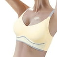 thumbnail image 1 of Women's Thin Seamless Soft Support Bra: Wireless, Nylon & Spandex, Improves Posture, for All Seasons, 1 of 6