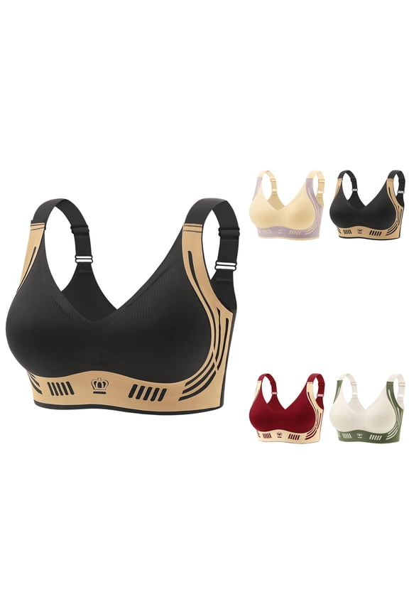 Women's Thin Seamless Soft Support Bra with Fixed Half Cup for Large Chest – Breathable, Lightweight Vest-Style Undergarment