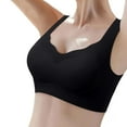 thumbnail image 1 of Women's Thin Seamless Vest Soft Support Bra: Wireless, Nylon & Spandex Material, Breathable, for All Weather, 1 of 4