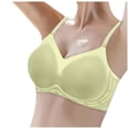 thumbnail image 1 of Women's Thin Seamless Vest Soft Support Large Chest Small Half Fixed Cup Breathable Bra Bra with Back Support Womens Strapless Bra Athletic Sports Bra Bra Strapless Bra Compression Bras for Women, 1 of 8