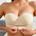 thumbnail image 1 of Women's Thin Seamless Vest Soft Support Large Chest Small Half Fixed Cup Breathable Bra Mesh Sports Bra Womens plus Size Bras Strapless Sports Bras for Women Womens Bras No Underwire Front Closure, 1 of 3