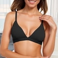 thumbnail image 1 of Women's Thin Seamless Vest Soft Support Large Chest Small Half Fixed Cup Breathable Bra Running Girls Sports Bra for Women Front Closure Wireless Bra Womens Bras Push up No Underwire Womens Bras No, 1 of 3