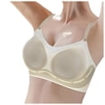 thumbnail image 1 of Women's Thin Seamless Vest Soft Support Large Chest Small Half Fixed Cup Breathable Bra Womens Bras Push up plus Size Bra Sports Sports Bras for Women High Support Pack Womens Workout Sports Bras, 1 of 3