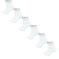 thumbnail image 1 of Women's Thin Sheer Socks, 10 Pair Low Cut No Show Socks, Breathable Silky Invisible Socks for Summer, Comfortable Daily Wear Ankle Socks - White, 1 of 2