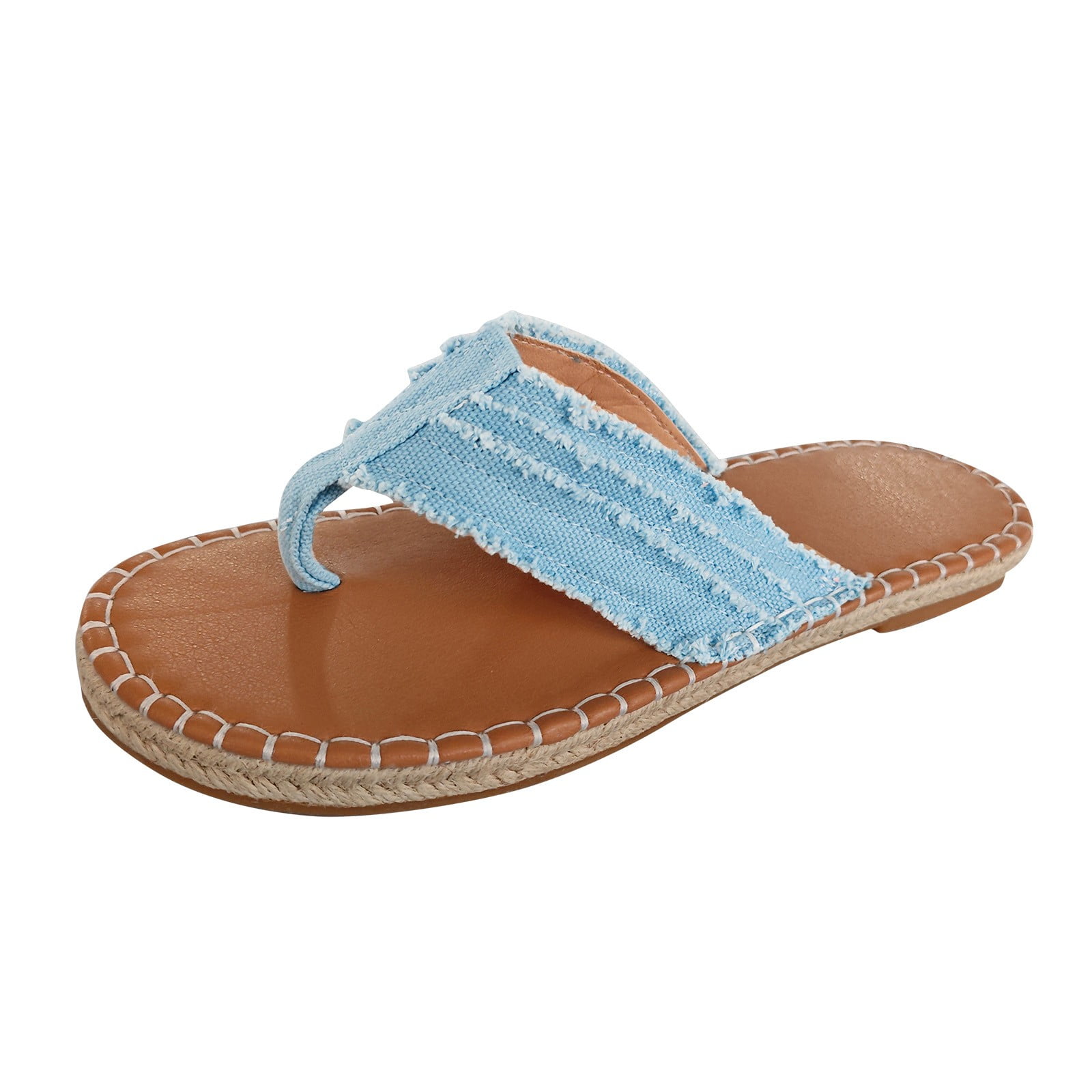Flip Flops for Woen with Arch Support Yoga at Cofortable Suer Beach Walking Thong Cushion Sandals - Cork Sandals and Sandals price