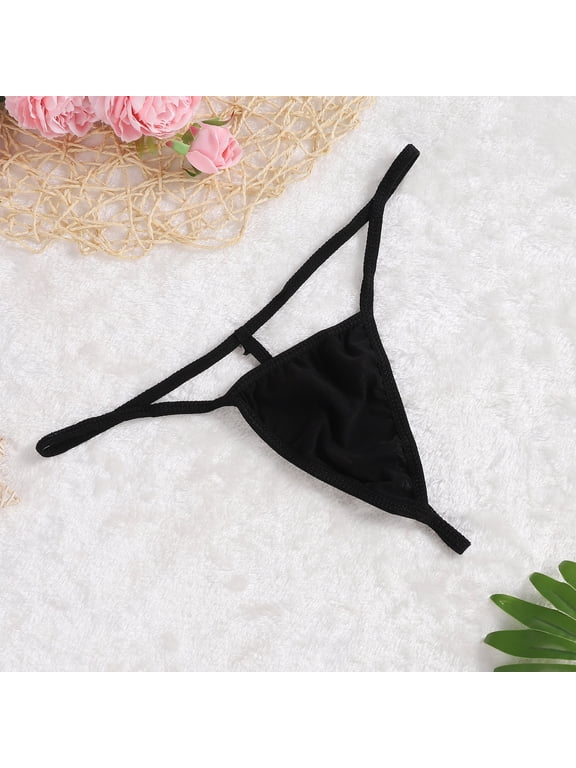 Women's Thong Panties Lace Briefs G String Underwear Soft Stretch