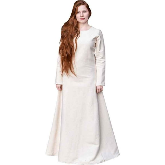 Women's Thora Town-Hart Viking Underdress, size: Medium | Cotton by Medieval Collectibles