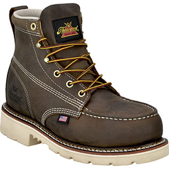 Women's Thorogood 6" Steel Toe Work Boot (U.S.A.) 504-4375, Brown