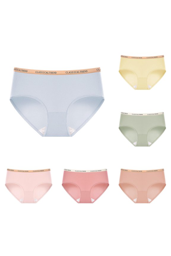 Women's Threaded Threaded Mid Rise Panties Womens Bikini Lot
