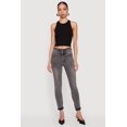 thumbnail image 1 of Women's Three Button Frayed Waistband Rolled Cuff Skinny Jeans, 1 of 4