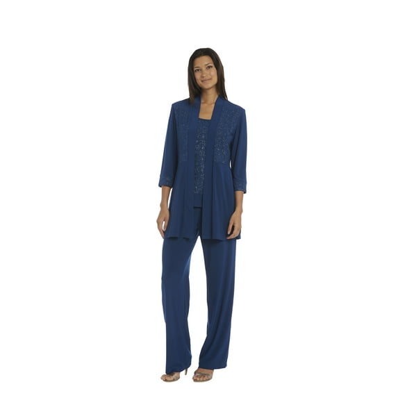 Women's Three Piece Glitter Pant Set
