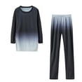 thumbnail image 1 of Women's Tie-Dyed Sweat Suit Set Printed Shirt and Pant Sport Tracksuit, 1 of 2