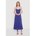 thumbnail image 1 of Women's Tie Front Keyhole Tiered Cami Maxi Dress, 1 of 3