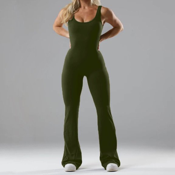 Women's Tight Fitting Exercise Lifting And Abdomen Lifting Yoga Jumpsuit With Chest Pad Interview Attire for Women plus Size Long Sleeve Jumpsuit for Women Wide Pants Jumpsuits for Women Women's