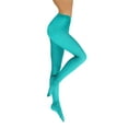 thumbnail image 1 of Women's Tights Colourful 40 Opaque Microfibre Thick Pantyhose Netted Tights Tight Lingerie for Women Fishnet Leggings with Lace Top Garter Belt Thigh High Stockings Netted Bodysuit for Women, 1 of 5