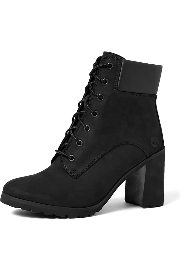 Women's Timberland Allington 6 In. Boot Black Nubuck (TB0A1JVB 001) - 7.5