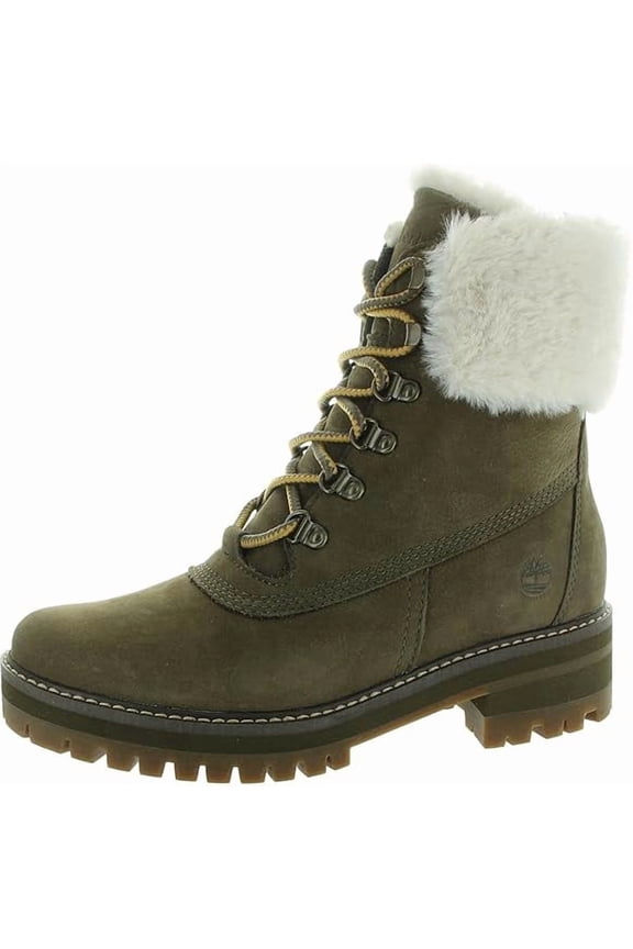 Women's Timberland Courmayeur Valley 6 In WP Boot Olive Nubuck (TB0A2KGW 901) - 8