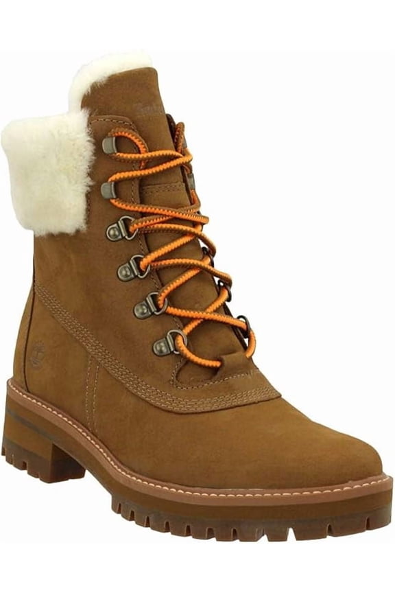 Women's Timberland Courmayeur Valley Boot 6 In Shearling Med Brown (TB0A2DUX X17) - 7