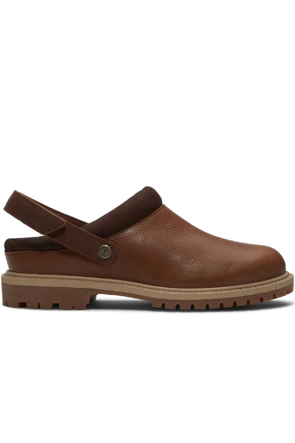 Women's Timberland Premium Clog Shoe Rust Full Grain (TB0A2PSB EM6) - 8.5