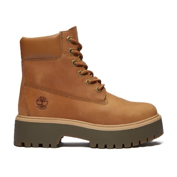 Women's Timberland Stone Street 6 In WP Wheat Full Grain Platform (TB0A2H3C EN1) - 7.5