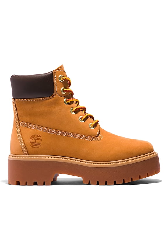Women's Timberland Stone Street 6in WP Wheat Nubuck Platform Boot (TB1A5RJD 231) - 8.5