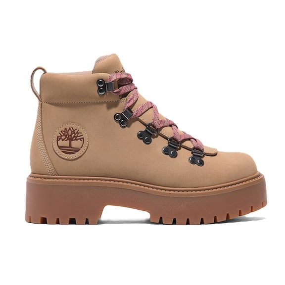 Women's Timberland Stone Street Mid Boot Med Beige Nubuck (TB0A27VJ EN3) - 7