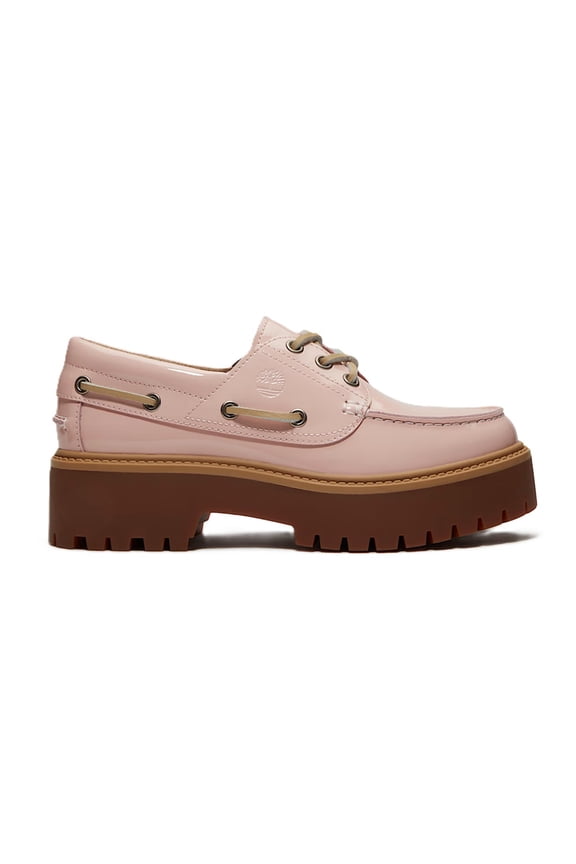 Women's Timberland Stone Street Platform Boat Shoe Lt Pink (TB0A2GVF A5H) - 6